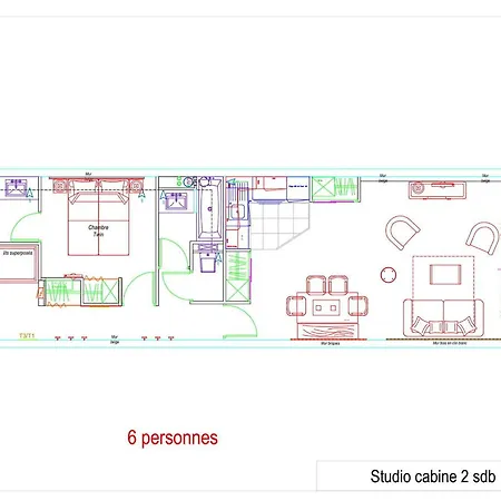 Gourette 58m², Côté Pistes, 6 Pers, Animaux Admis - Fr-1-860-32 Eaux-Bonnes